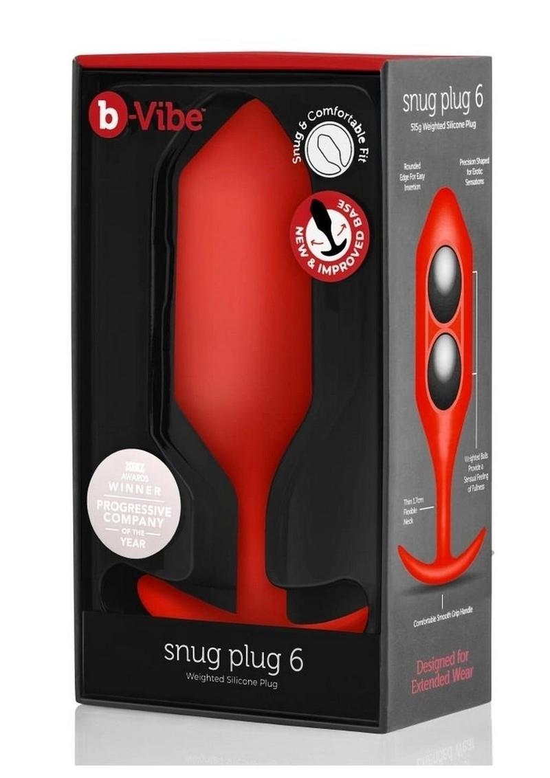 b Vibe Snug Plug 6 Weighted Butt Anal Plug