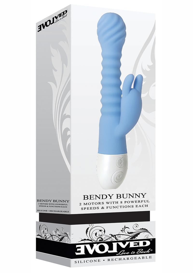 Evolved Bendy Bunny Rechargeable Silicone Rabbit Vibrator