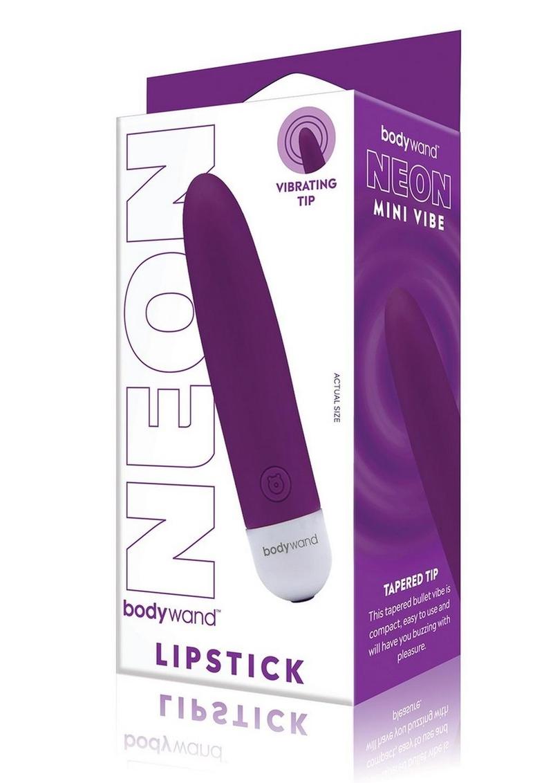 Bodywand Neon Lipstick Rechargeable Silicone Mini Vibrator