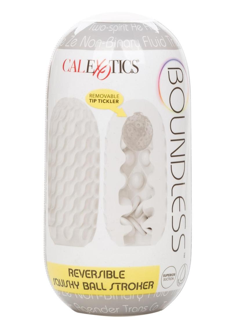Boundless Reversible Squishy Ball Stroker with Tip Tickler