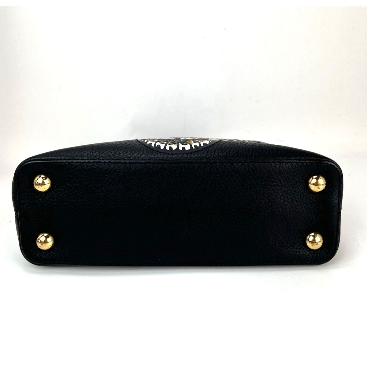 Louis Vuitton Taurillon Capucines Trapped Leopard BB Black Shoulder Bag