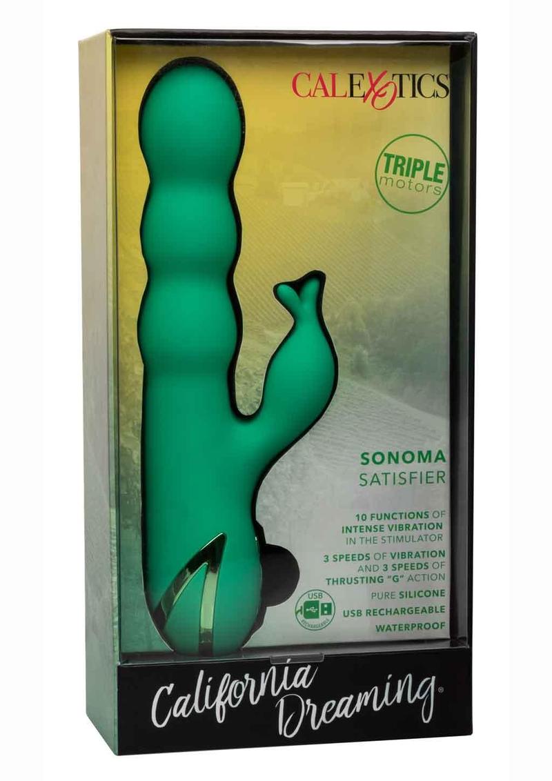 California Dreaming Sonoma Satisfier Rechargeable Silicone Vibrator