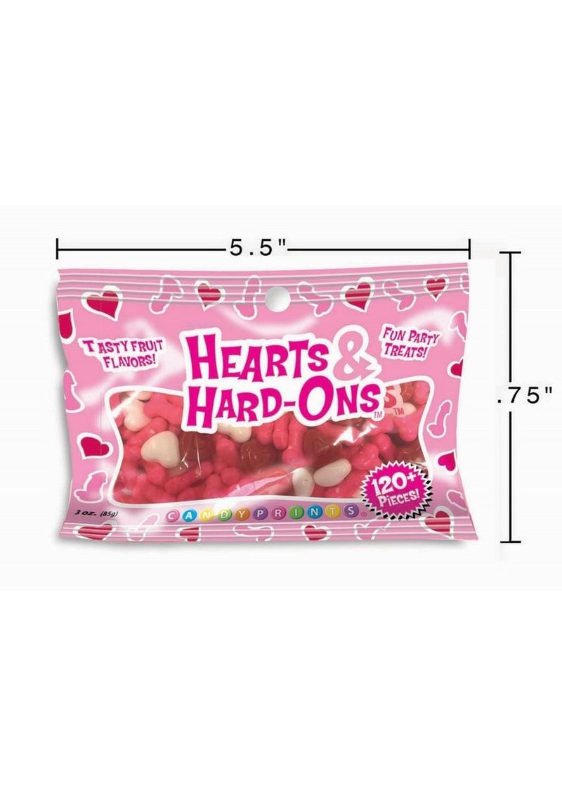 CandyPrints Hearts And Hard Ons Candy Fruit Flavors