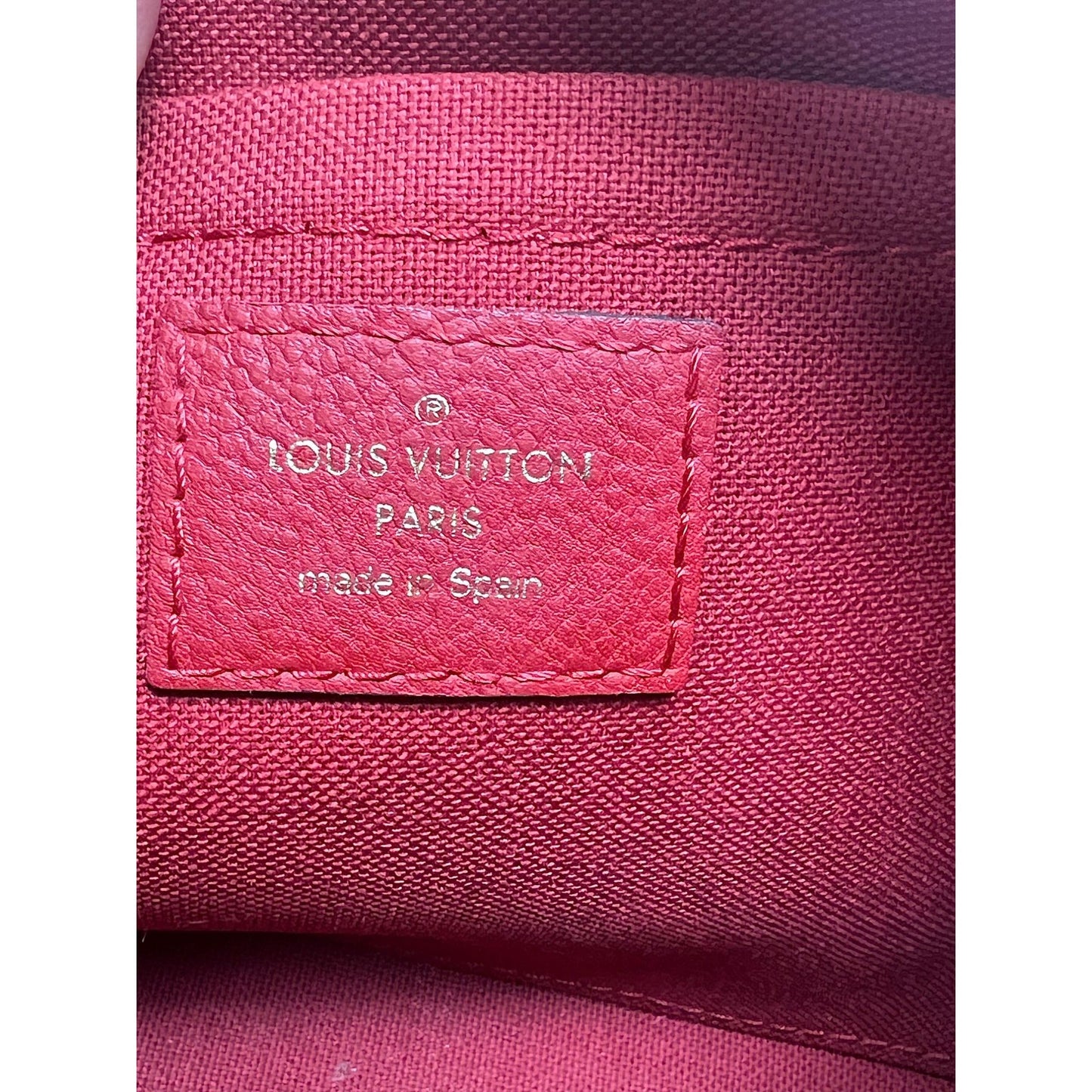 LOUIS VUITTON Pallas Monogram Clutch Cherry Crossbody