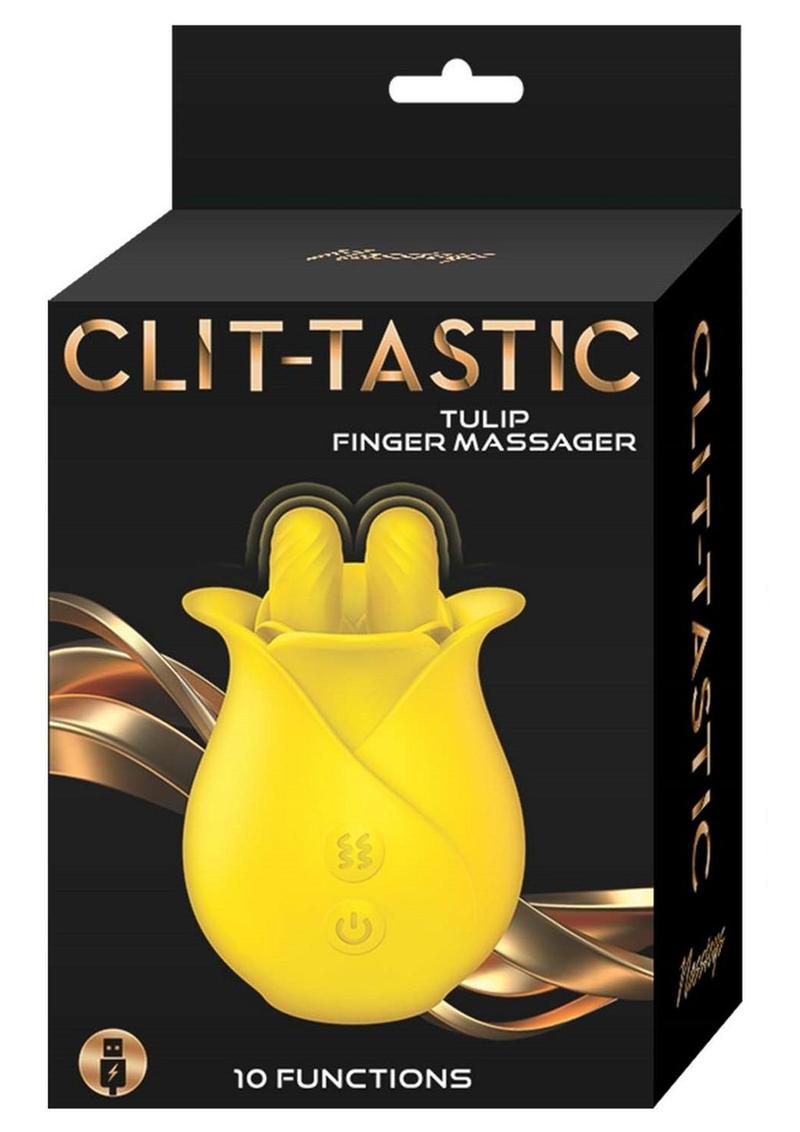 Clit-Tastic Tulip Finger Massager Clitoral Vibrator