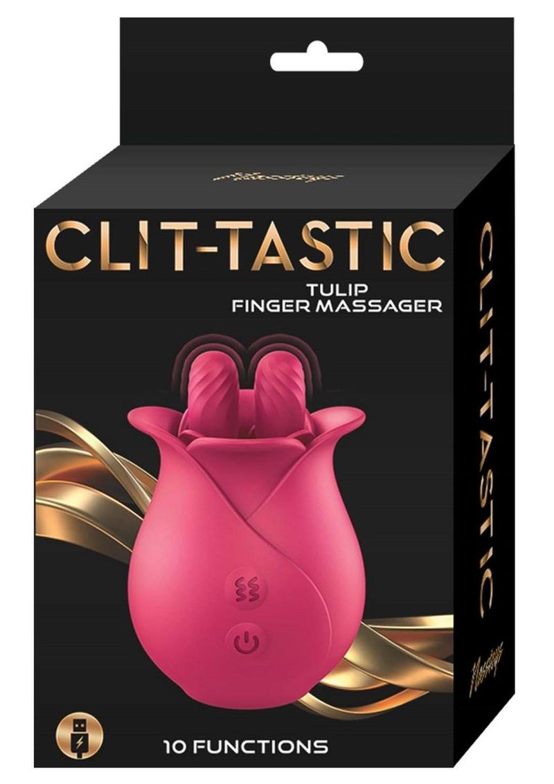 Clit-Tastic Tulip Finger Massager Clitoral Vibrator