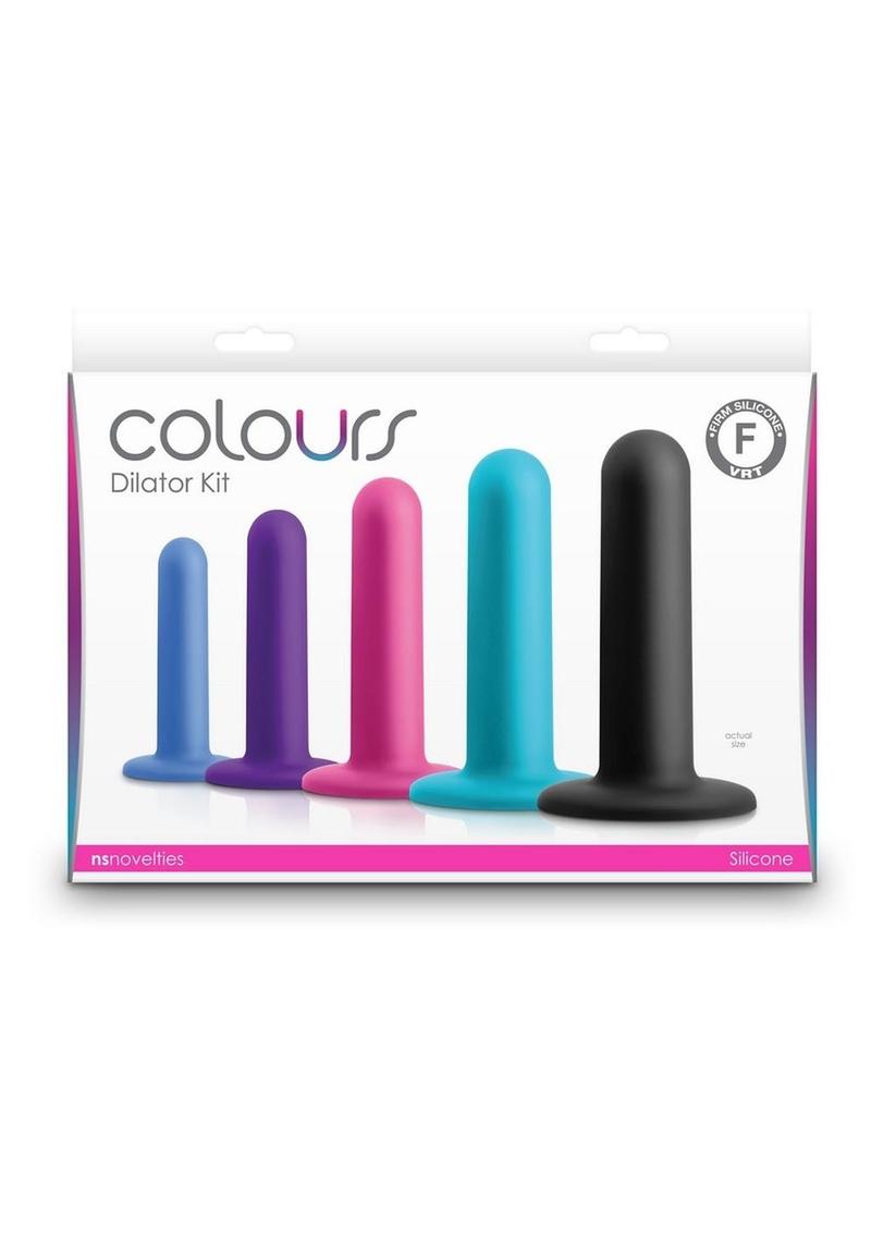 Colours Dilator Kit 5-Piece Multicolor Silicone Anal Plug Set