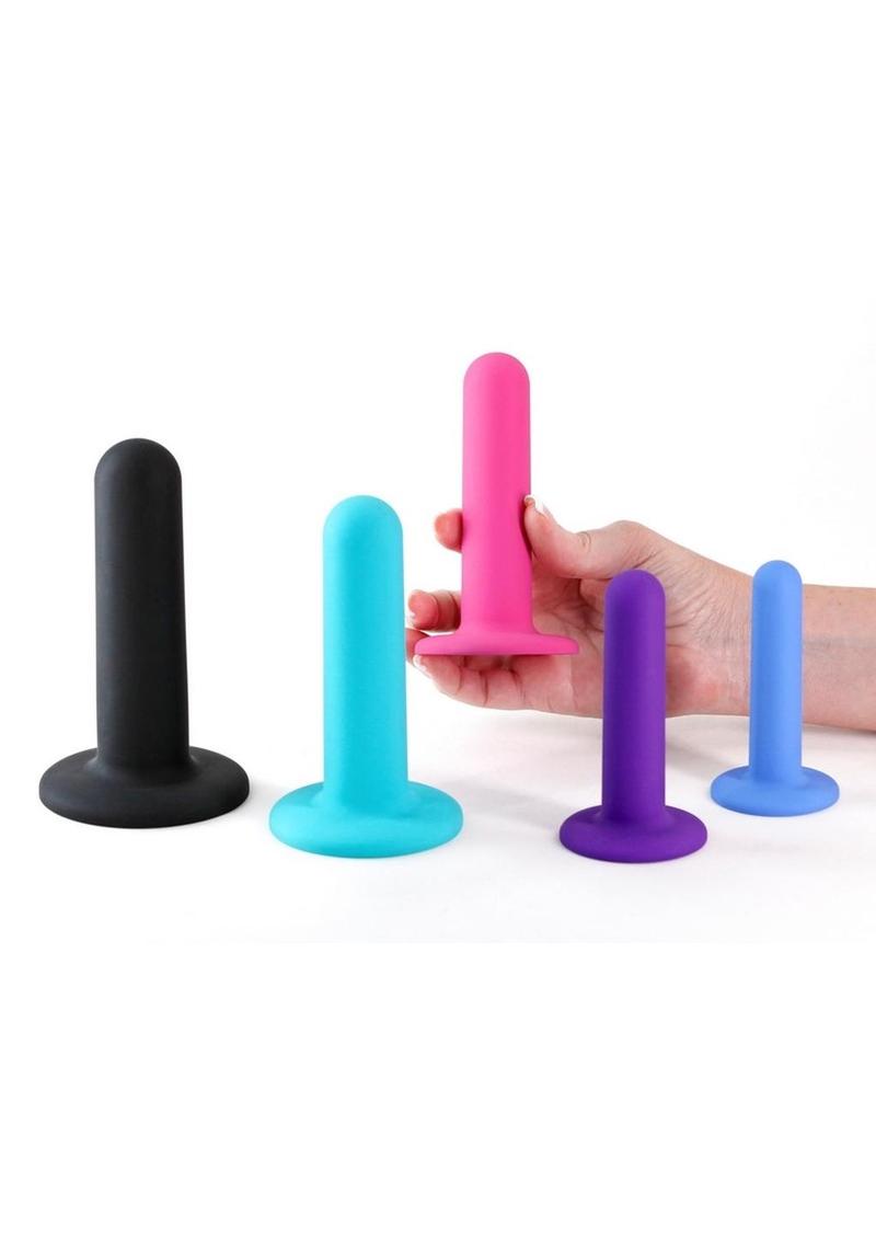 Colours Dilator Kit 5-Piece Multicolor Silicone Anal Plug Set