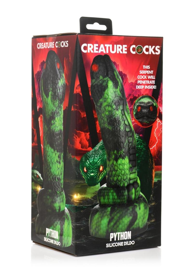 Python Silicone Dildo Serpent Design
