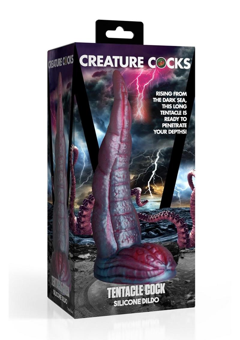 Tentacle Cock Silicone Dildo Multicolor Tentacle Design