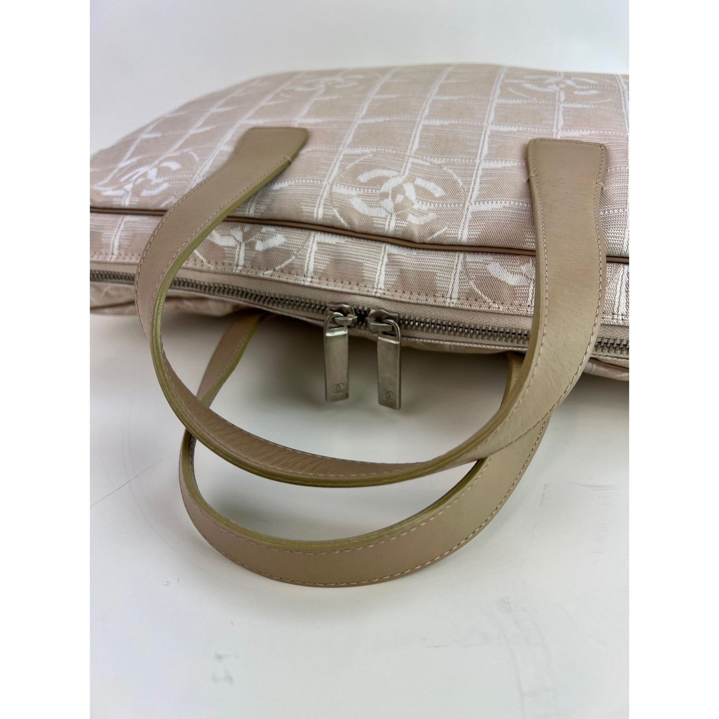Chanel Canvas Nylon Travel Briefcase Attache Bag