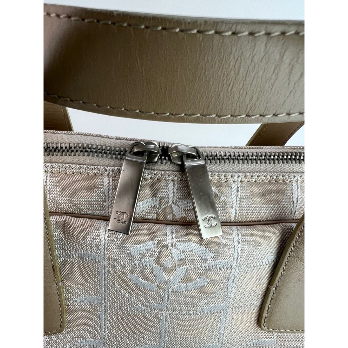 Chanel Canvas Nylon Travel Briefcase Attache Bag