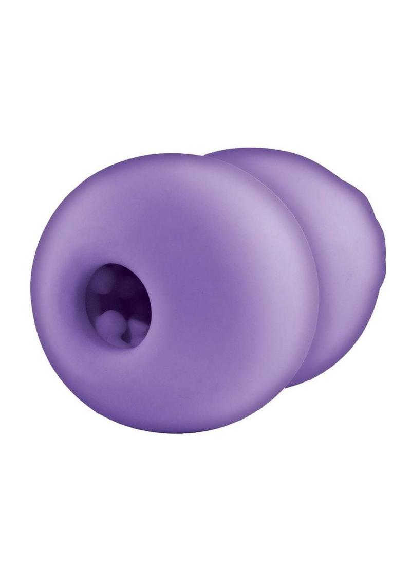 Delite Heated Rose Rechargeable Handheld Masturbator