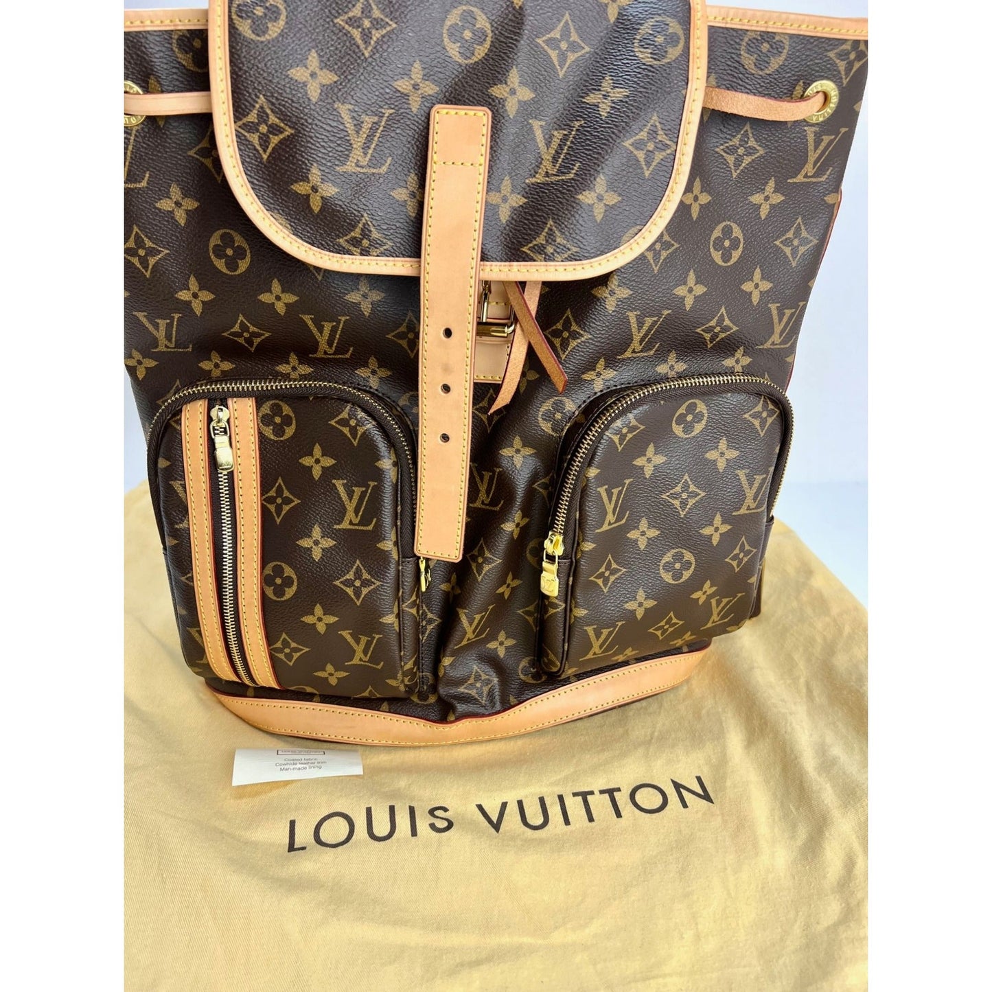 LOUIS VUITTON Bosphore Monogram Canvas Backpack