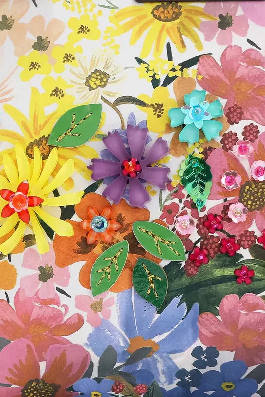 Nicole Lee USA Dreams Blossom 3D Floral Shoulder Bag