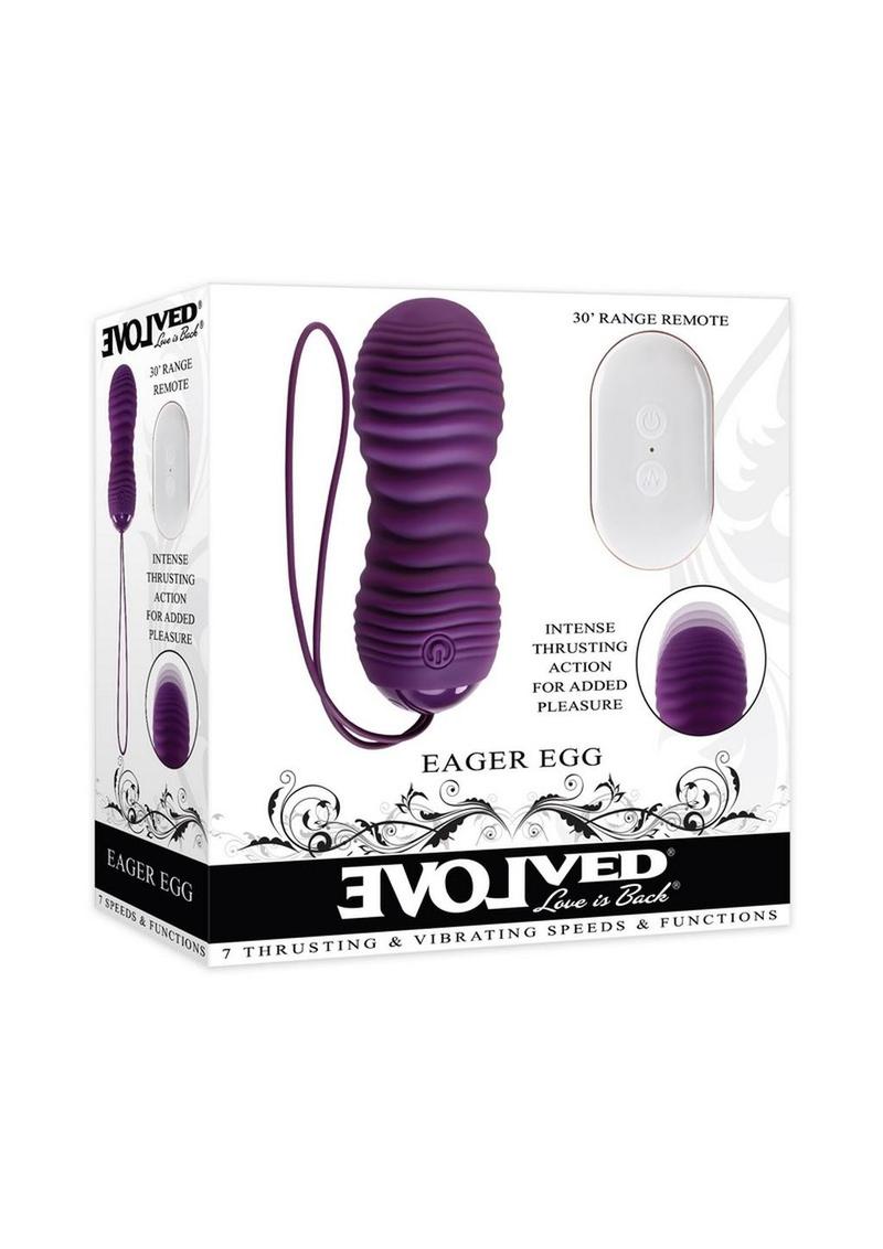 Rechargeable Eager Egg Thrusting Vibrations