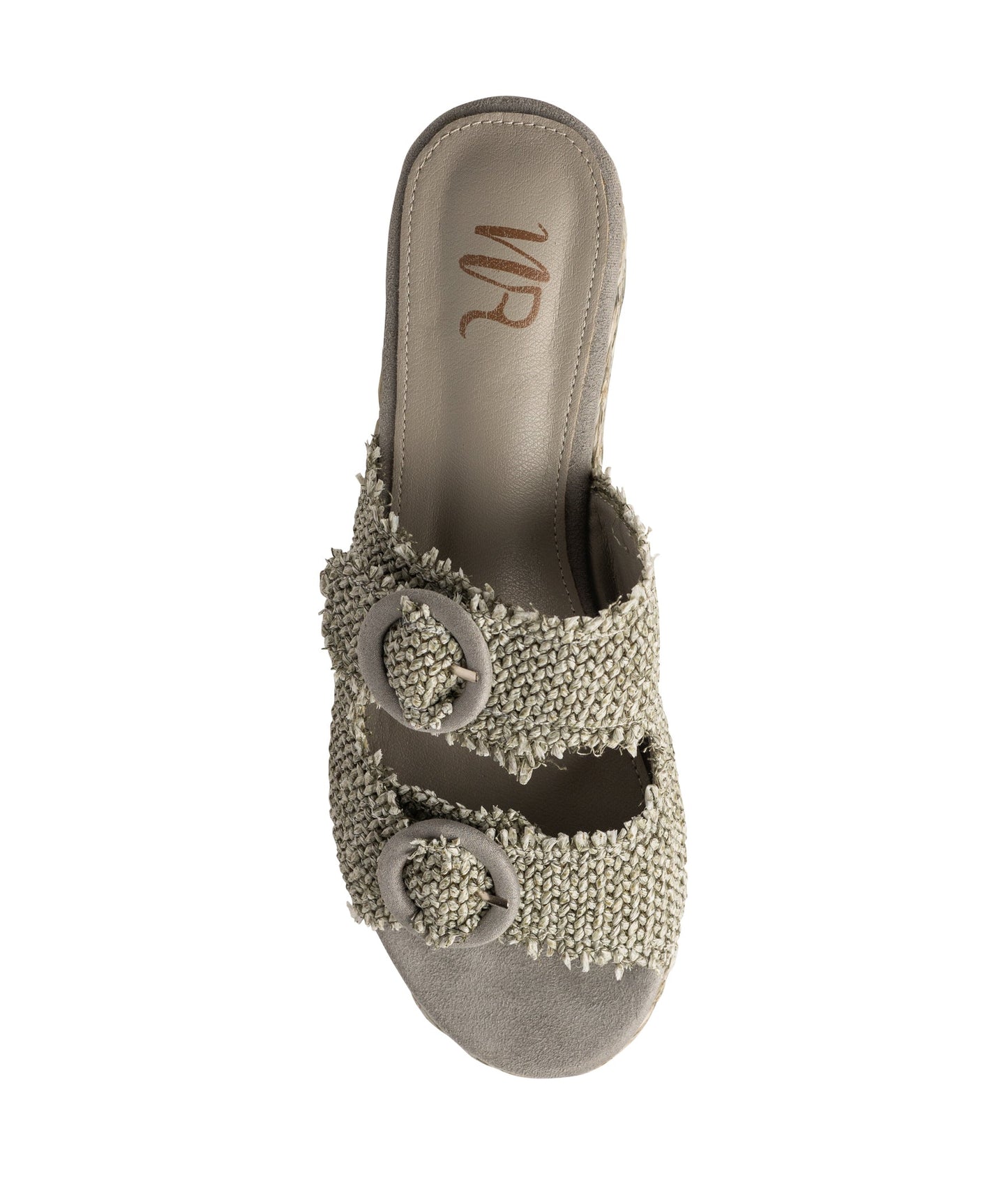 Eriwen Buckle Wedge en bleu sarcelle