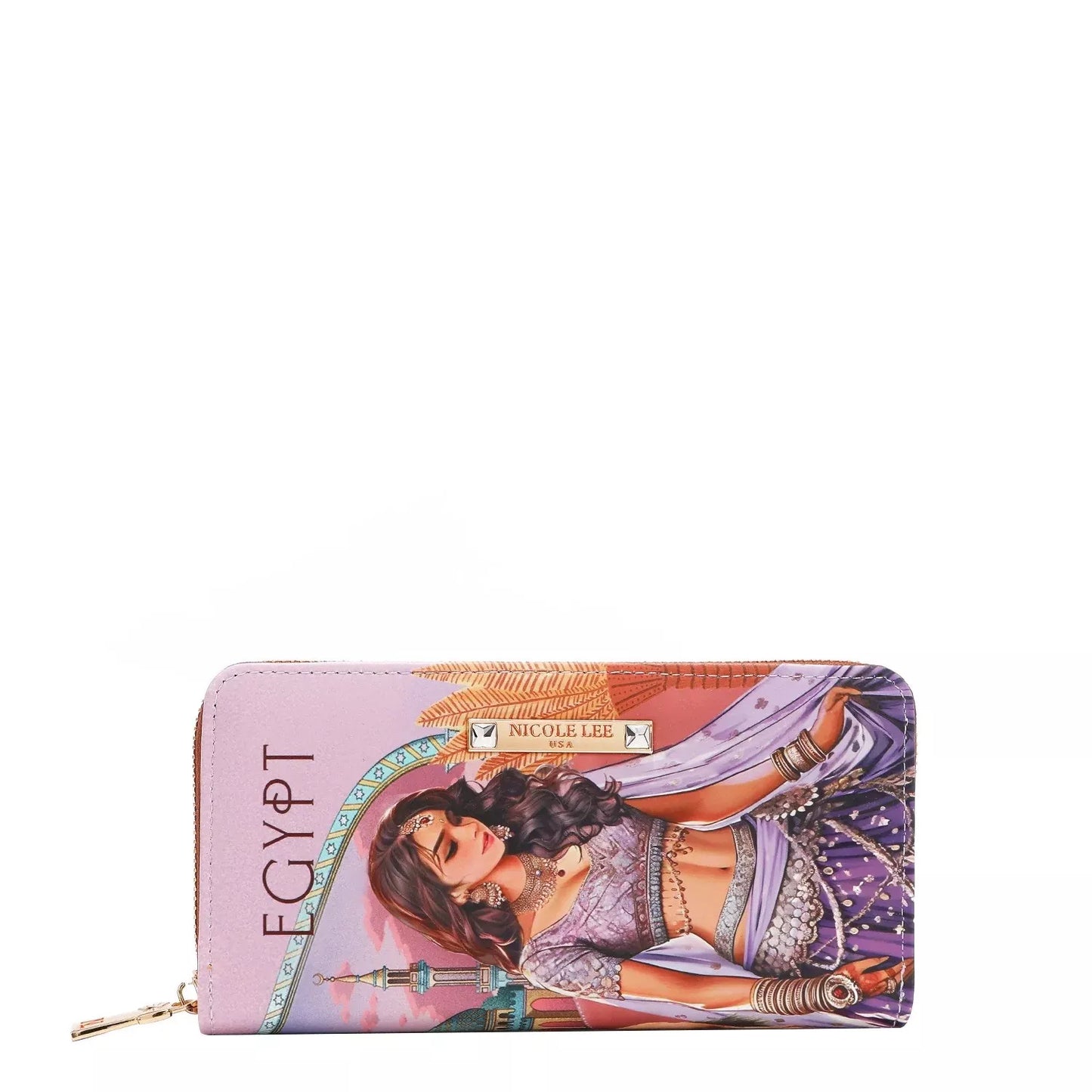 Nicole Lee USA Queen Cleopatra 3 Piece Bag Set Wallet