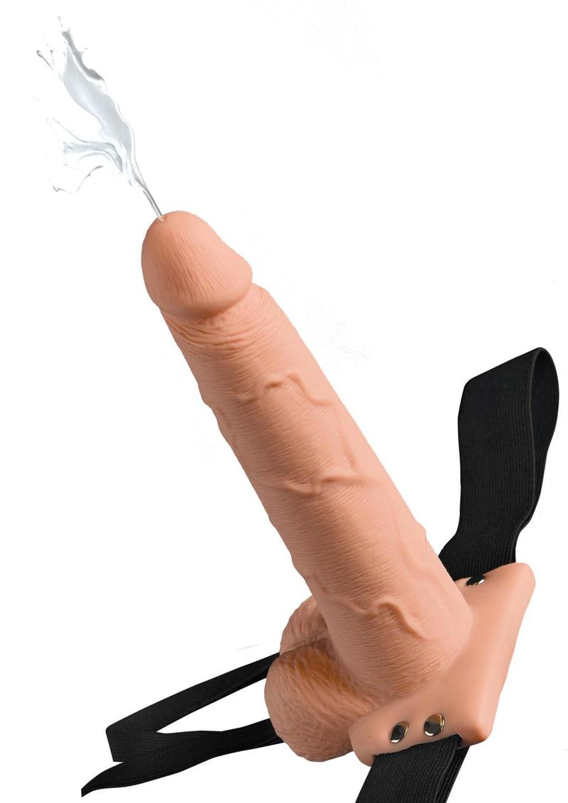 Fetish Fantasy Series Hollow Squirting Strap-On Balls and Harness