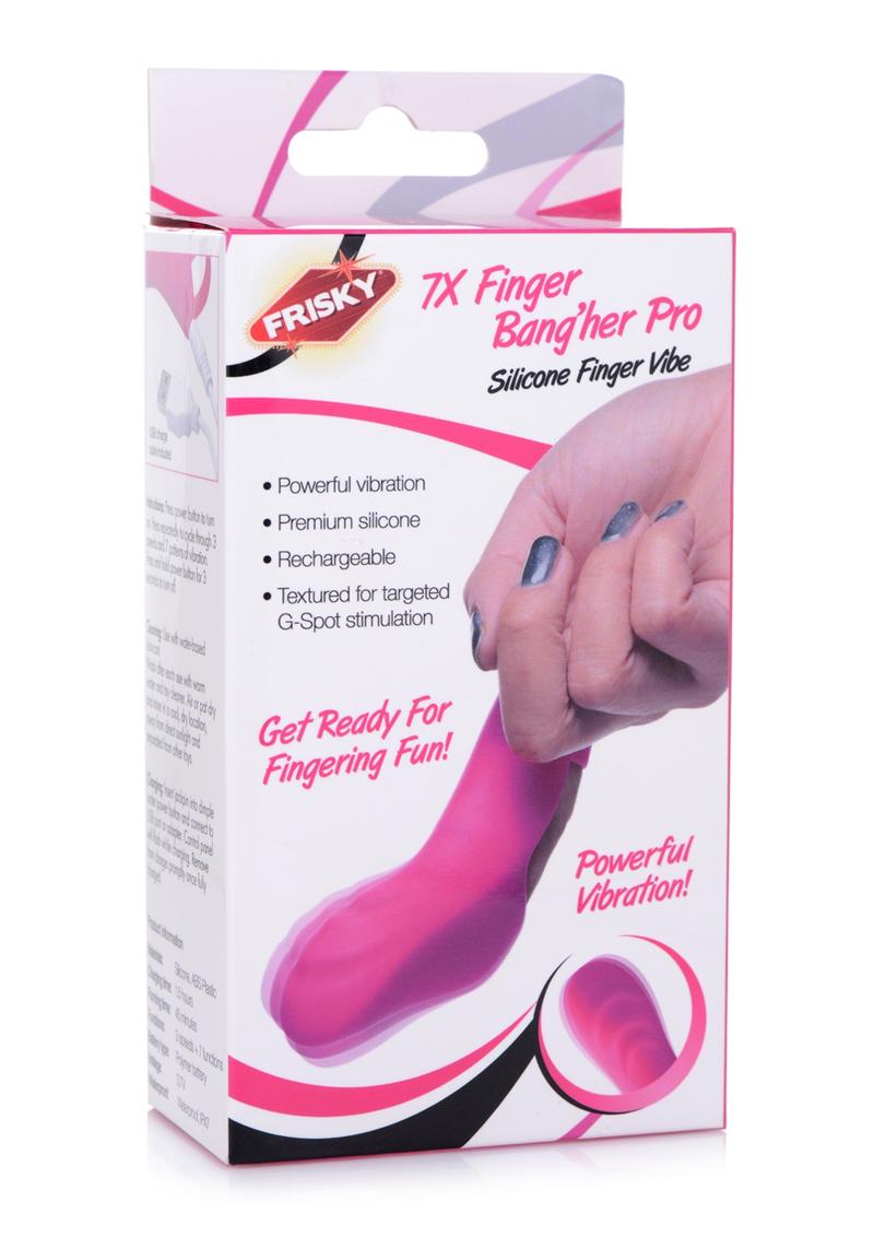 7X Finger Bang’her Pro Frisky Rechargeable Vibrator