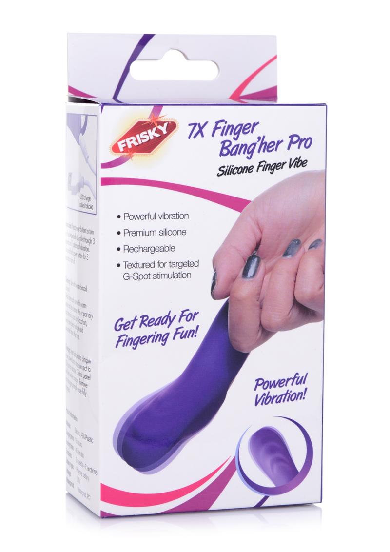 7X Finger Bang’her Pro Frisky Rechargeable Vibrator