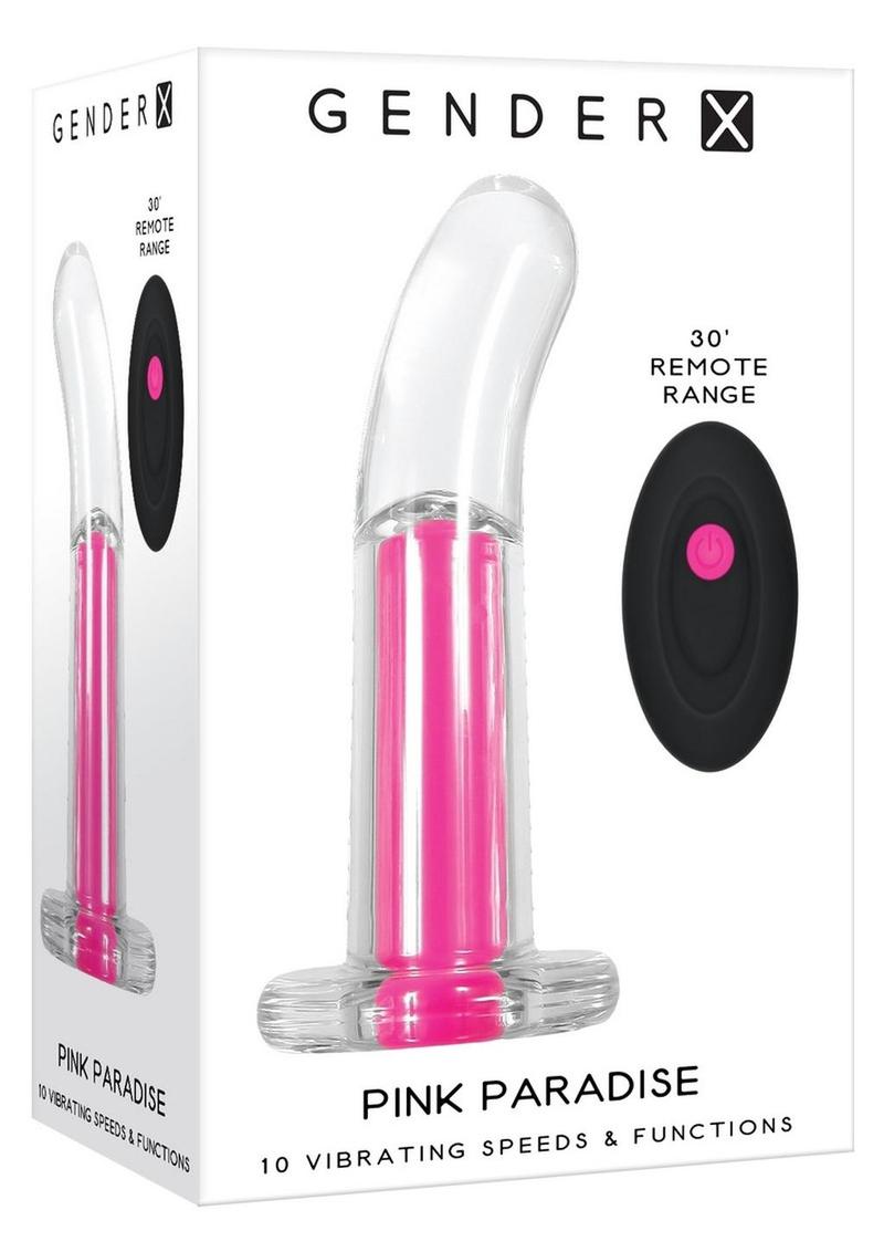 Gender X Pink Paradise Silicone Rechargeable Remote Control Vibrators