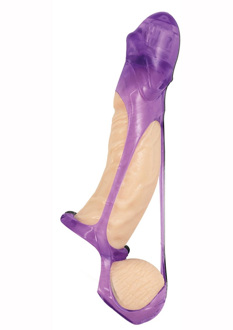 The Great Extender Vibrating Sleeve Cock Ring and Ball Cradle