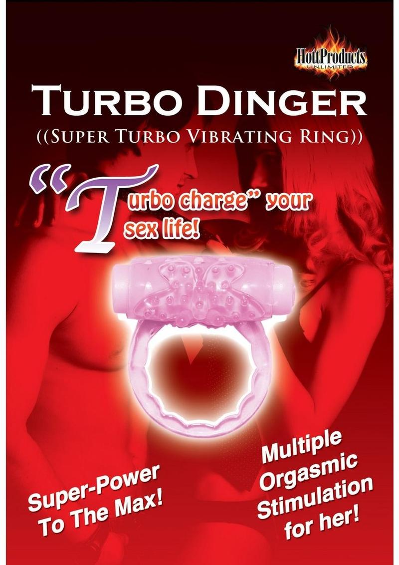 Turbo Dinger Super Turbo Vibrating Cock Ring