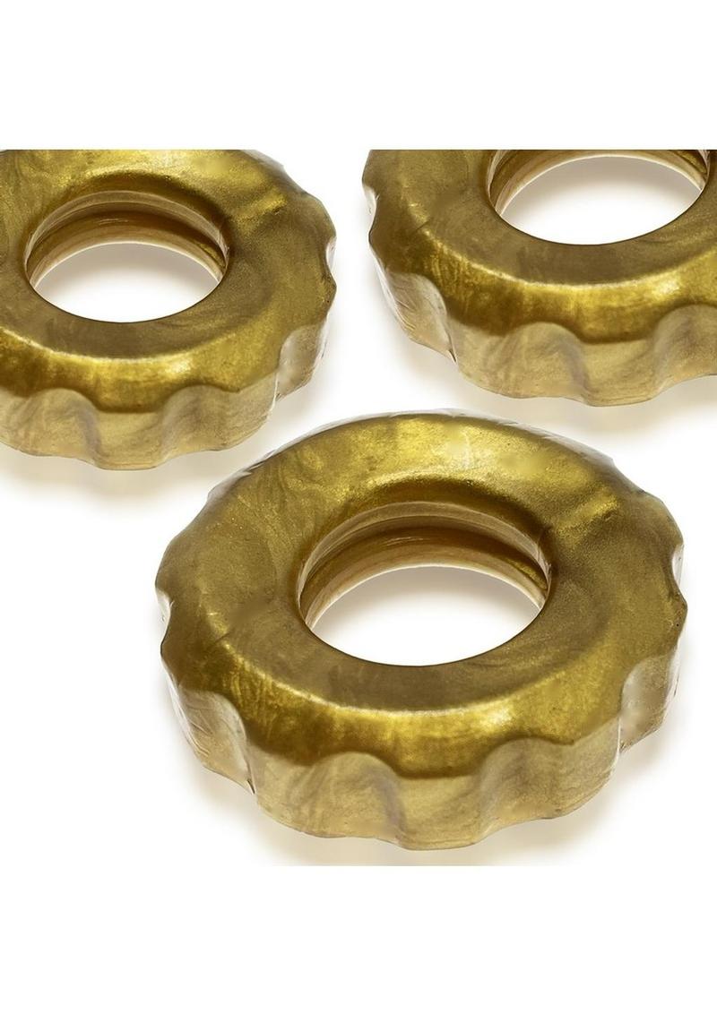 HunkyJunk HUJ Cockrings 3 Pack Flex TPR