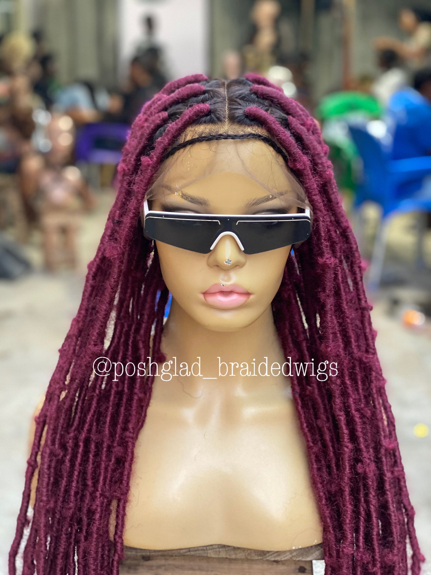 Destress Faux Locs Wig - Swiss Full Lace - Maryam
