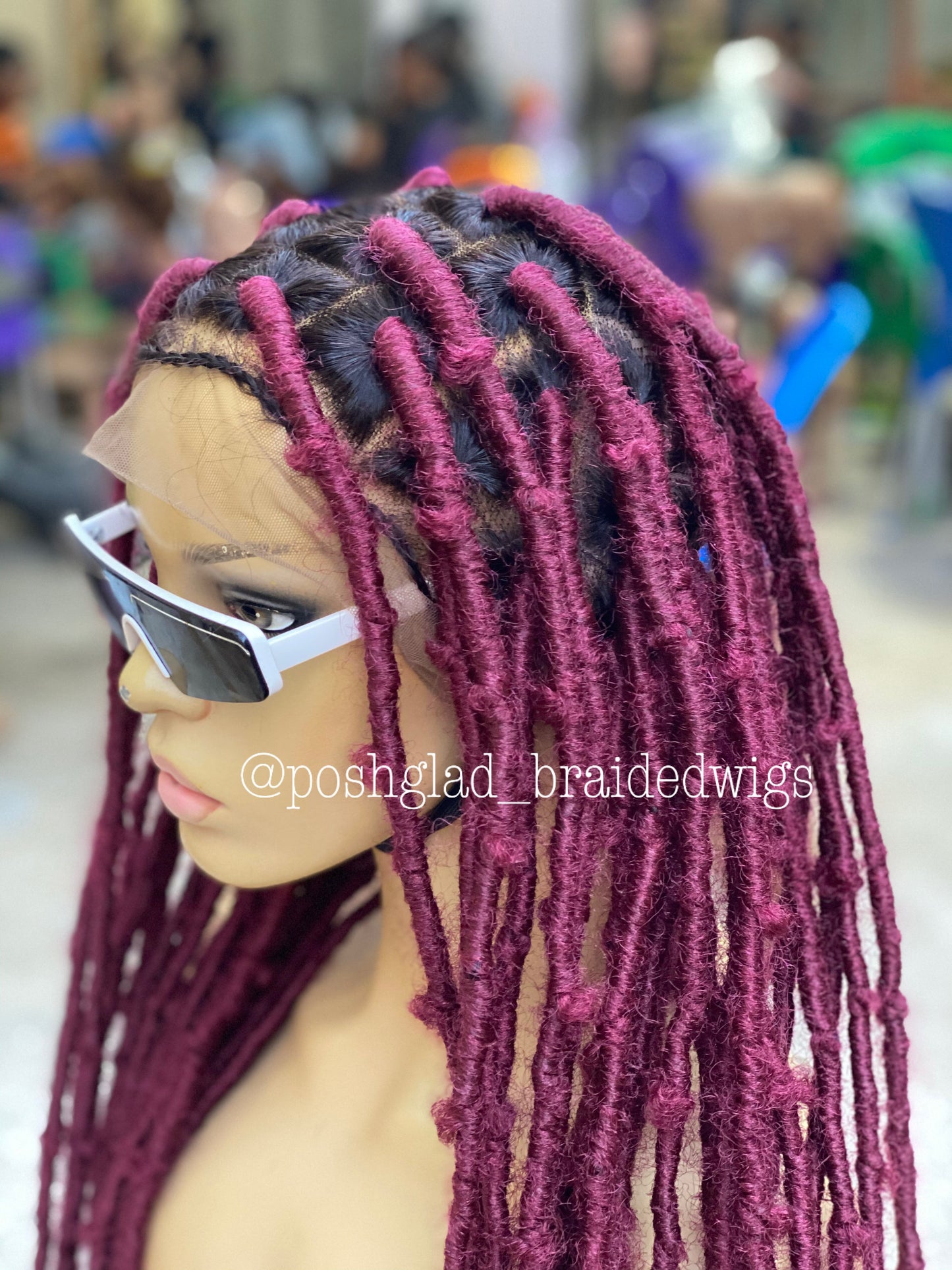 Destress Faux Locs Wig - Swiss Full Lace - Maryam