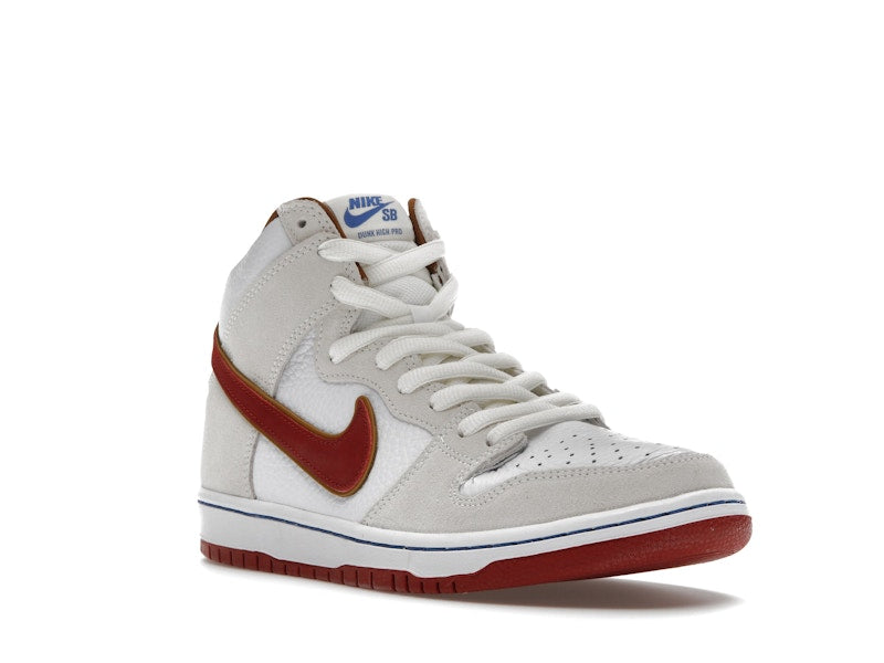 Nike SB Dunk High Sail Bright Crimson