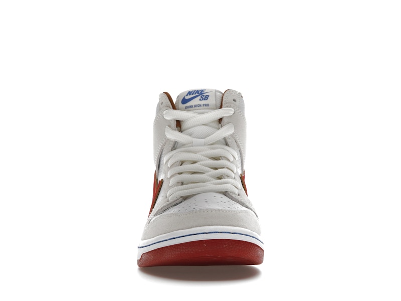Nike SB Dunk High Sail Bright Crimson