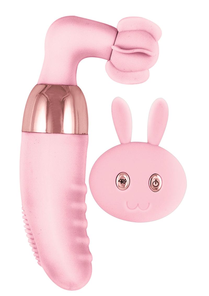 Intense Silicone Rechargeable Clit Licker with Remote Control