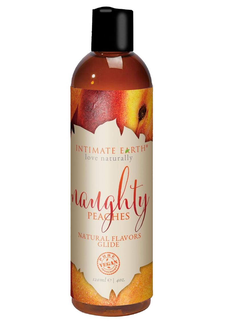 Intimate Earth Naughty Peaches Natural Flavors Glide