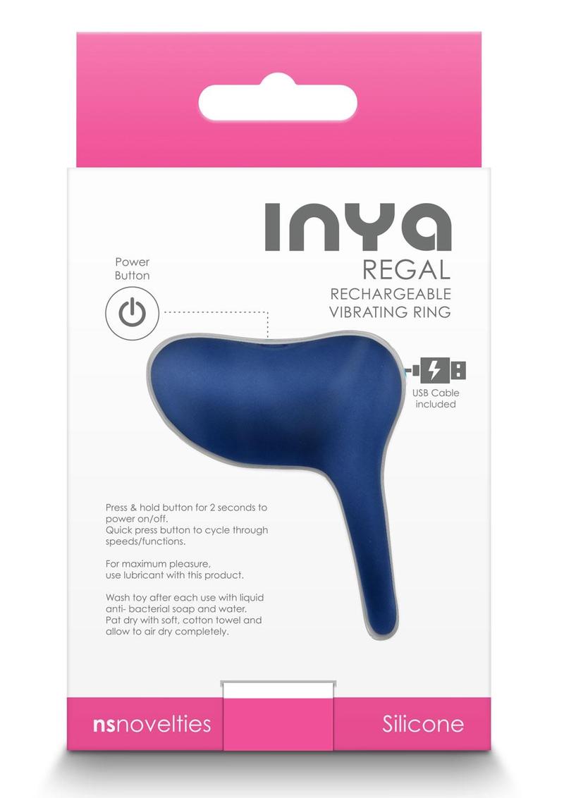 Inya Regal Rechargeable Silicone Vibrating Cock Ring