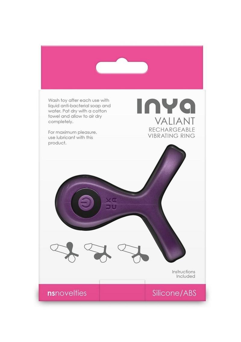 Inya Valiant Rechargeable Silicone Comfortable Vibrating Ring