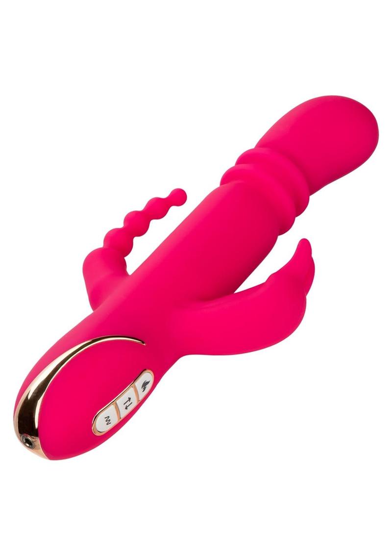 Jack Rabbit Signature Heated Silicone Triple Fantasy