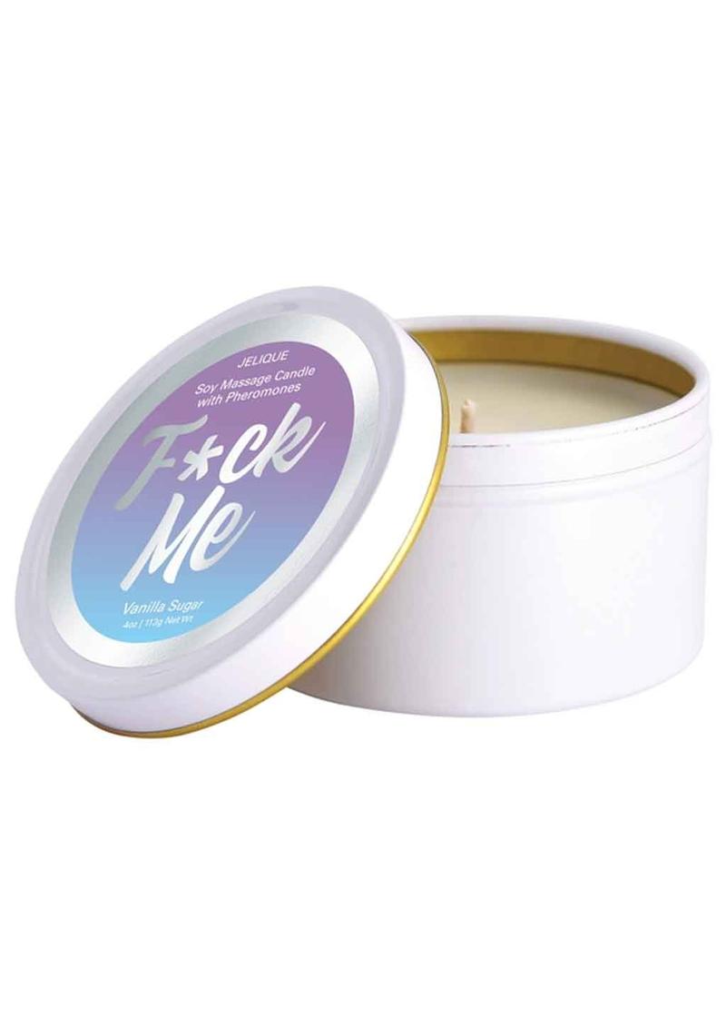 Jelique F*ck Me Soy Massage Candle with Pheromones