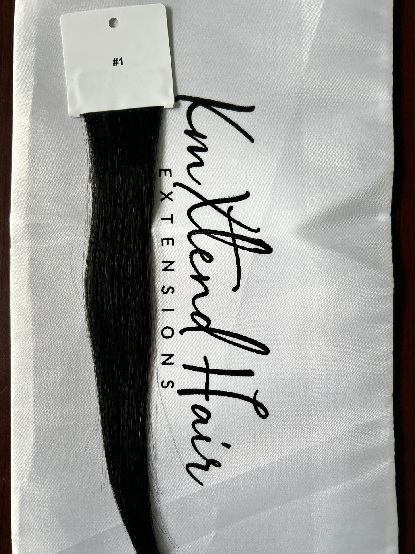 Jet Black Cuticle Aligned Remy Clip In Hair Extensions Color #1