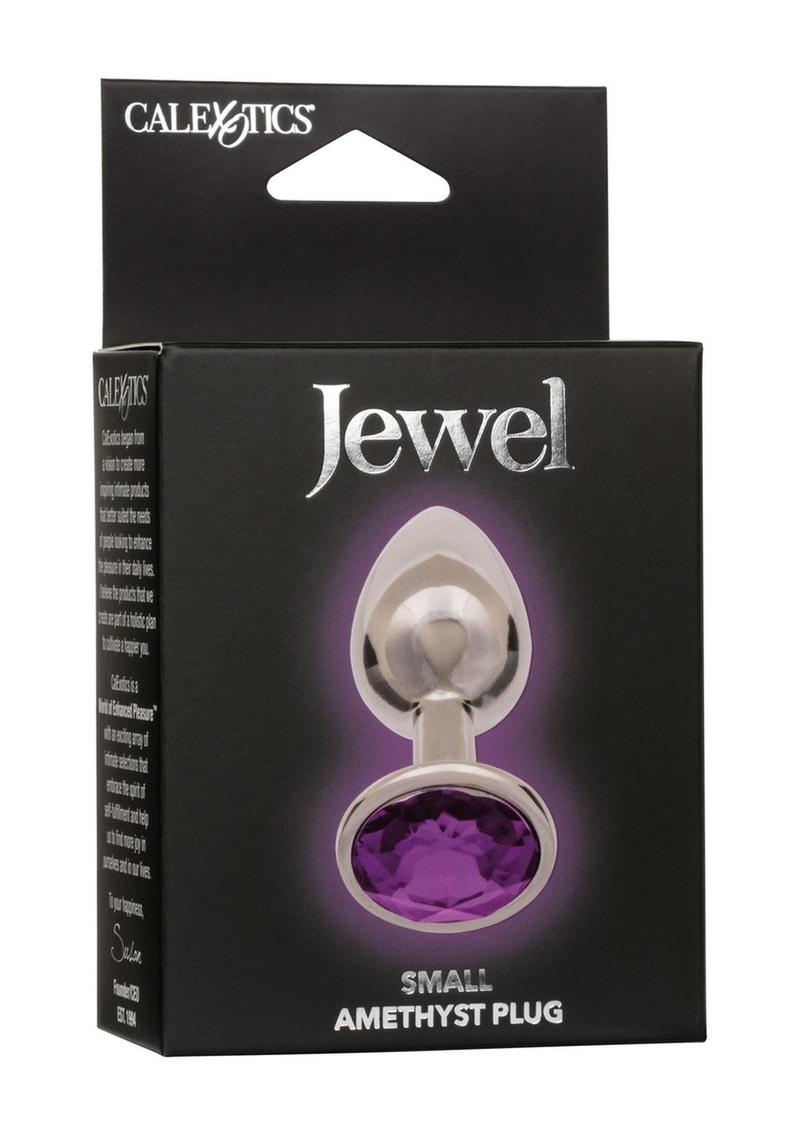 Jewel Small Amethyst Aluminum Anal Plug By CalExotics