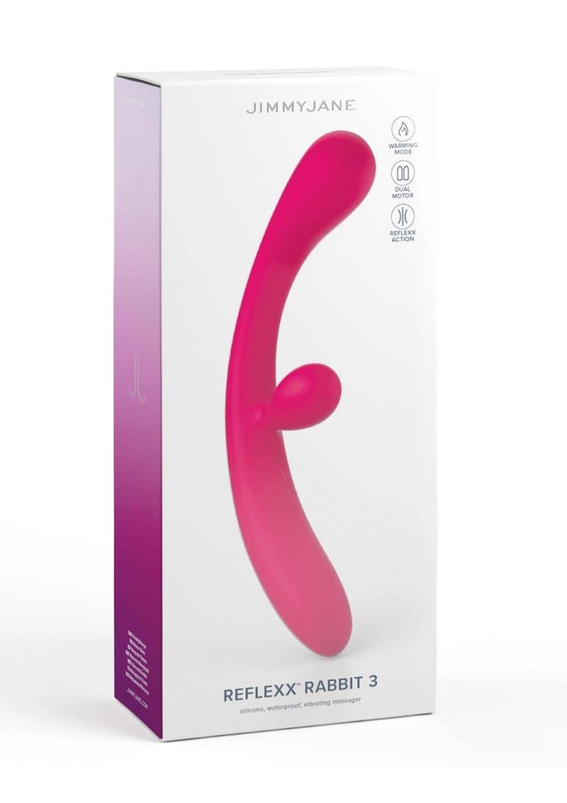 Jimmyjane Reflexx Rabbit 3 Rechargeable Silicone Rabbit Vibrator