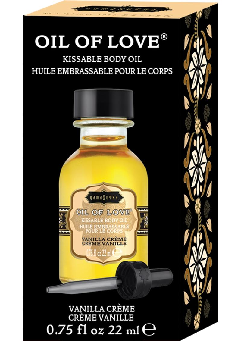 Kama Sutra Oil of Love Vanilla Crème Kissable Body Oil