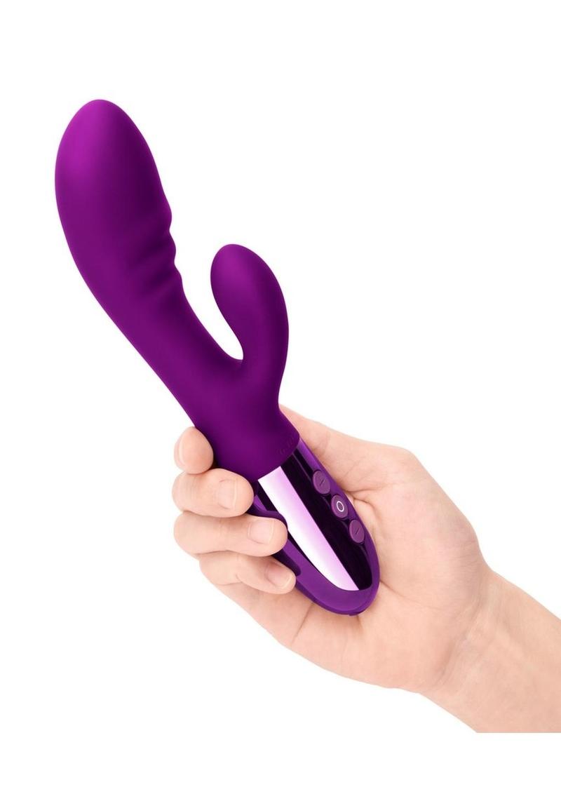 Le Wand Blend Rose Gold Rechargeable Silicone Rabbit Vibrator