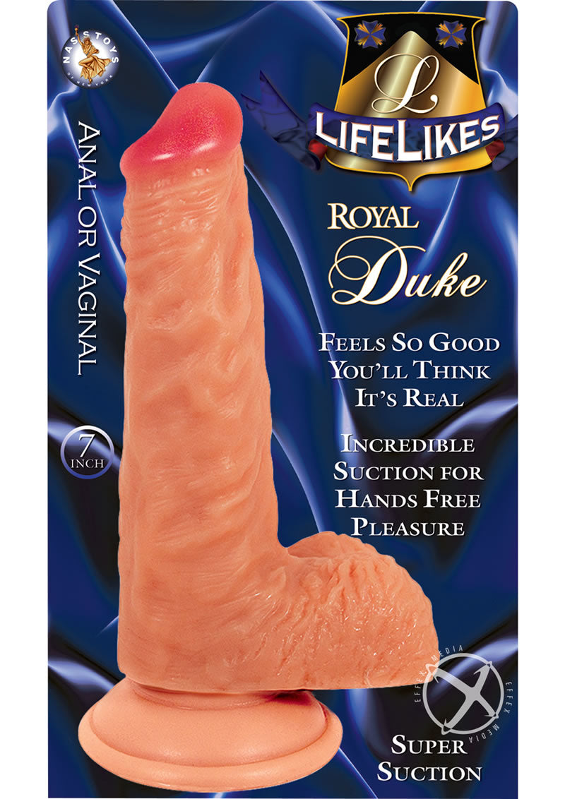 Lifelikes Royal Duke Dildo Vanilla With Super Suction