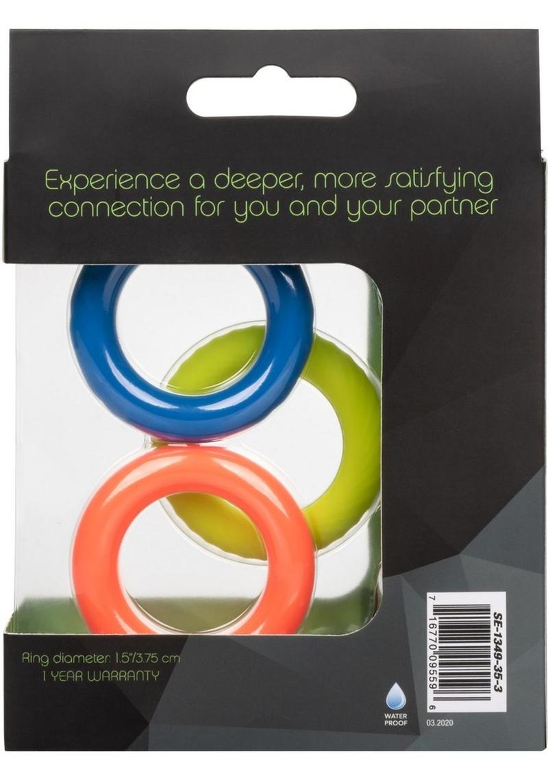 CalExotics Link Up Ultra Soft Climax Silicone Cock Ring