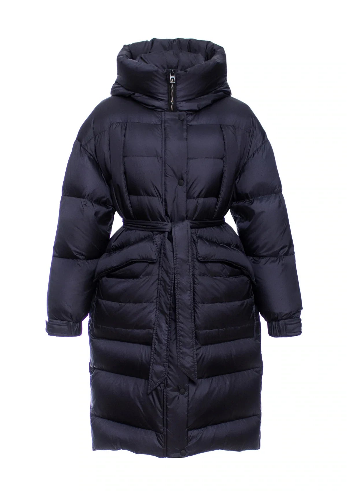 Luna Premium Down Fill Belted Coat