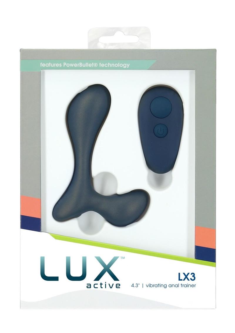 LUX Active LX3 Stimulator Vibrating with Remote Control