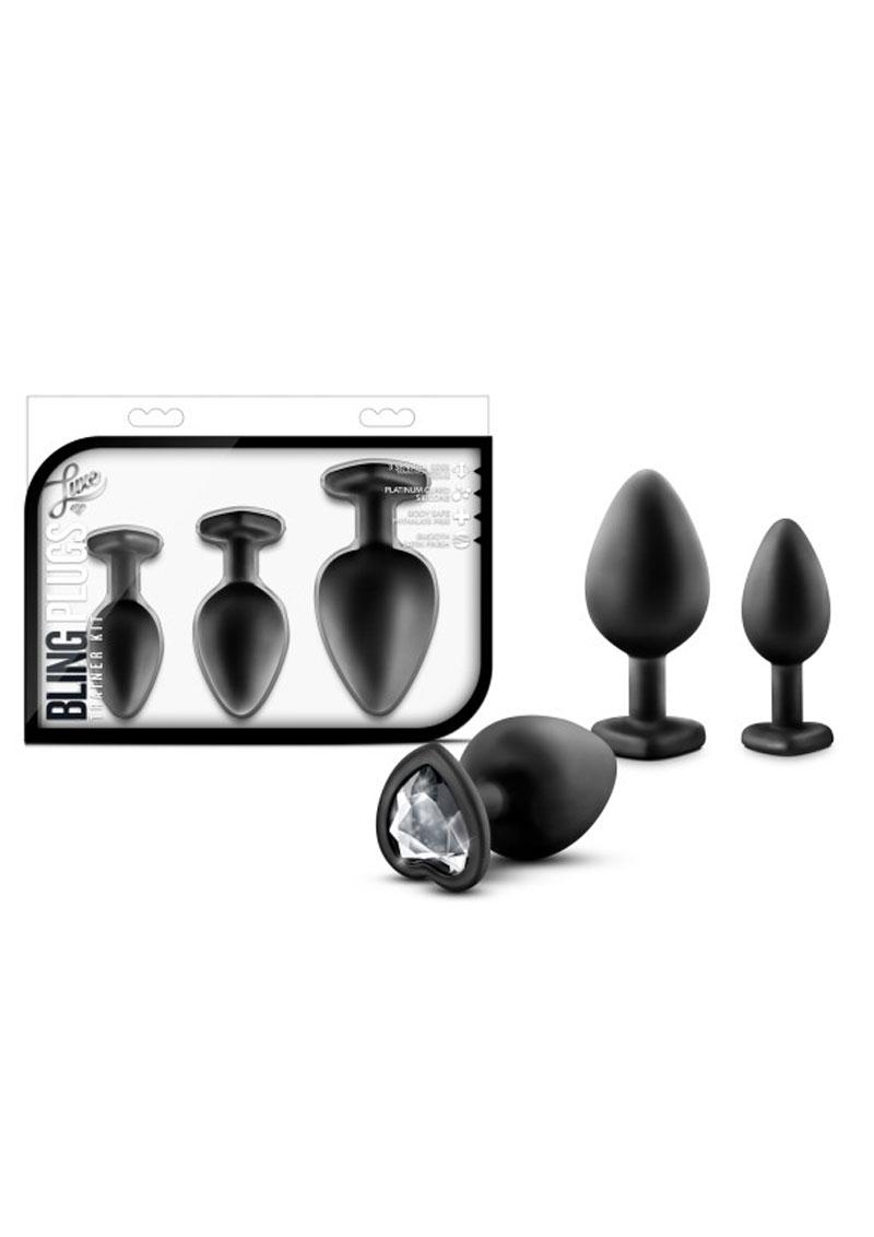 Luxe Bling Butt Silicone Training Kit With White Gems
