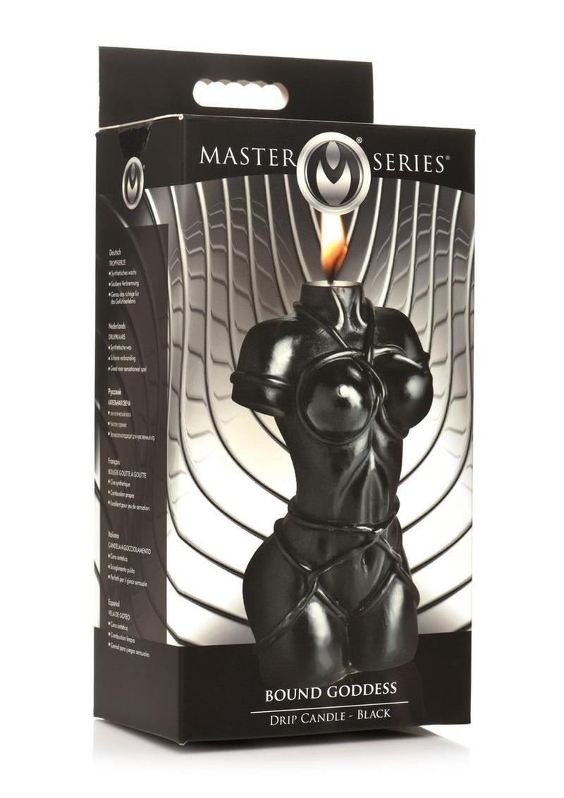 Bound Goddess Drip Candle Red Sculpted Torso Art Candle